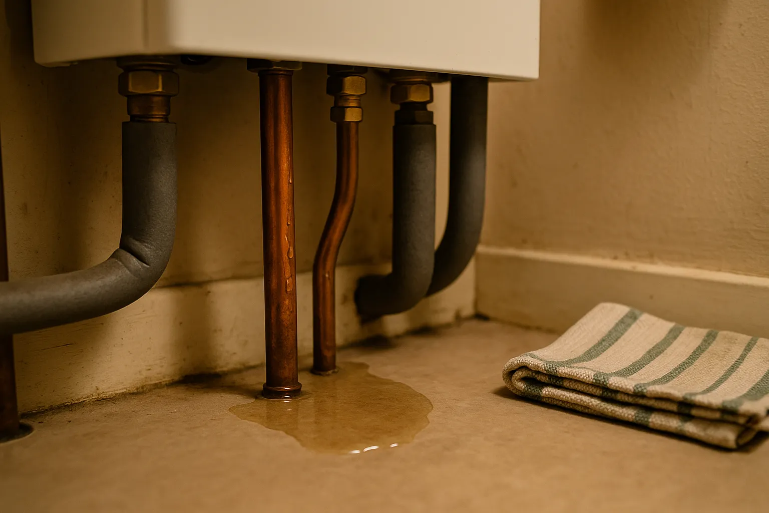 Boiler Leaking Water from the Pipe Underneath: What It Means