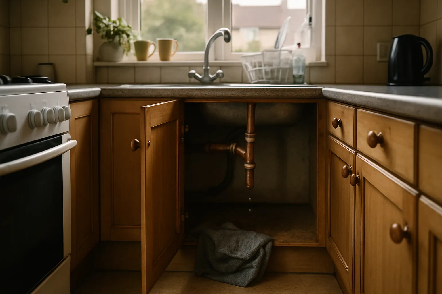 How to Contain an Escape of Water Before the Plumber Arrives