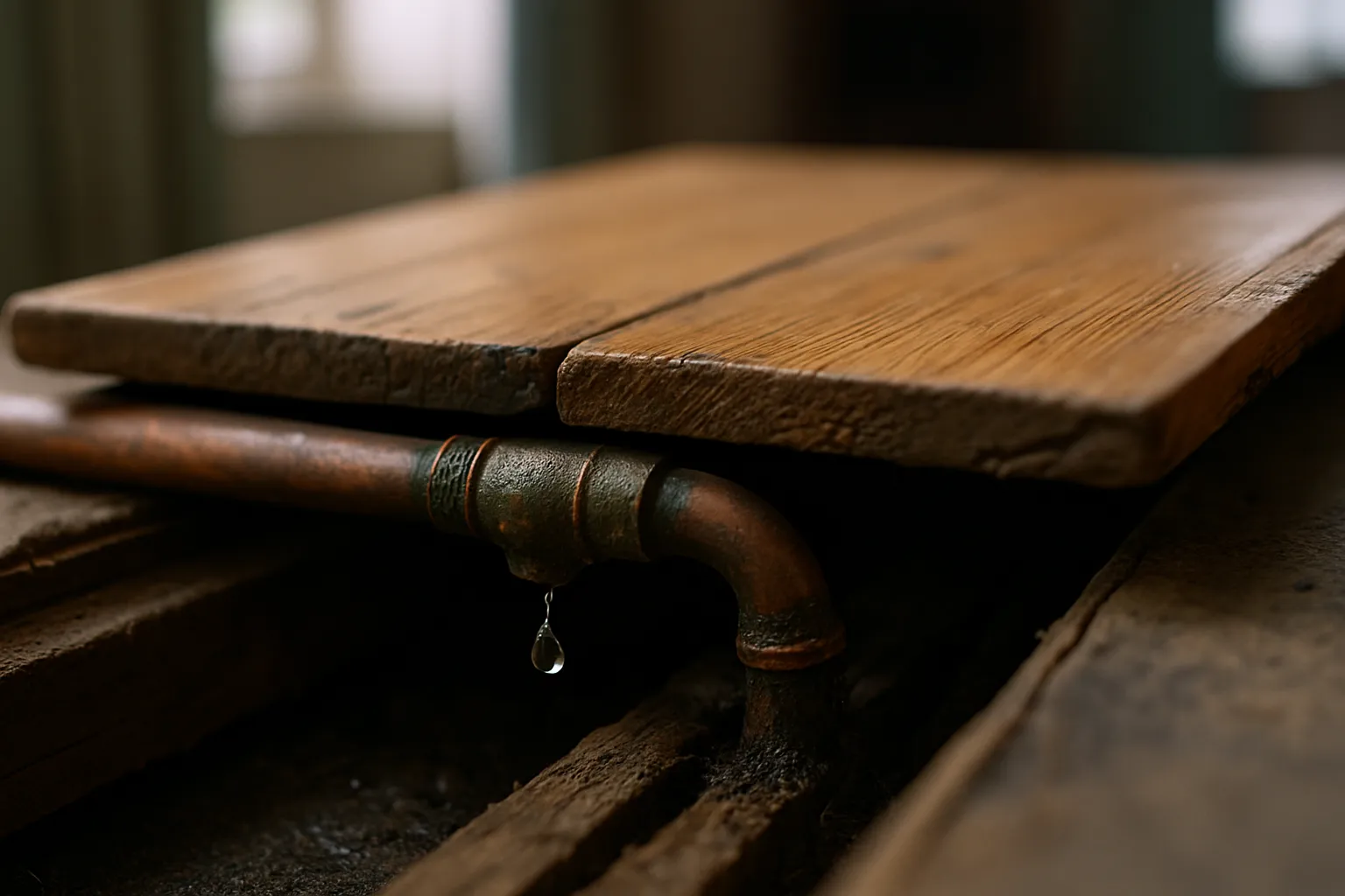 Leaking Pipe Under the Floorboards: Detection to Repair
