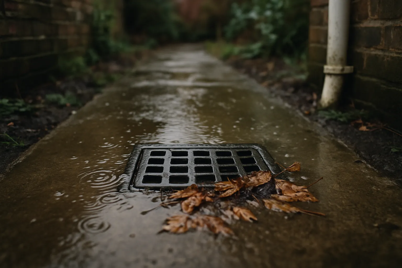 Outside Gully Overflowing in Heavy Rain: Causes and Real Fixes