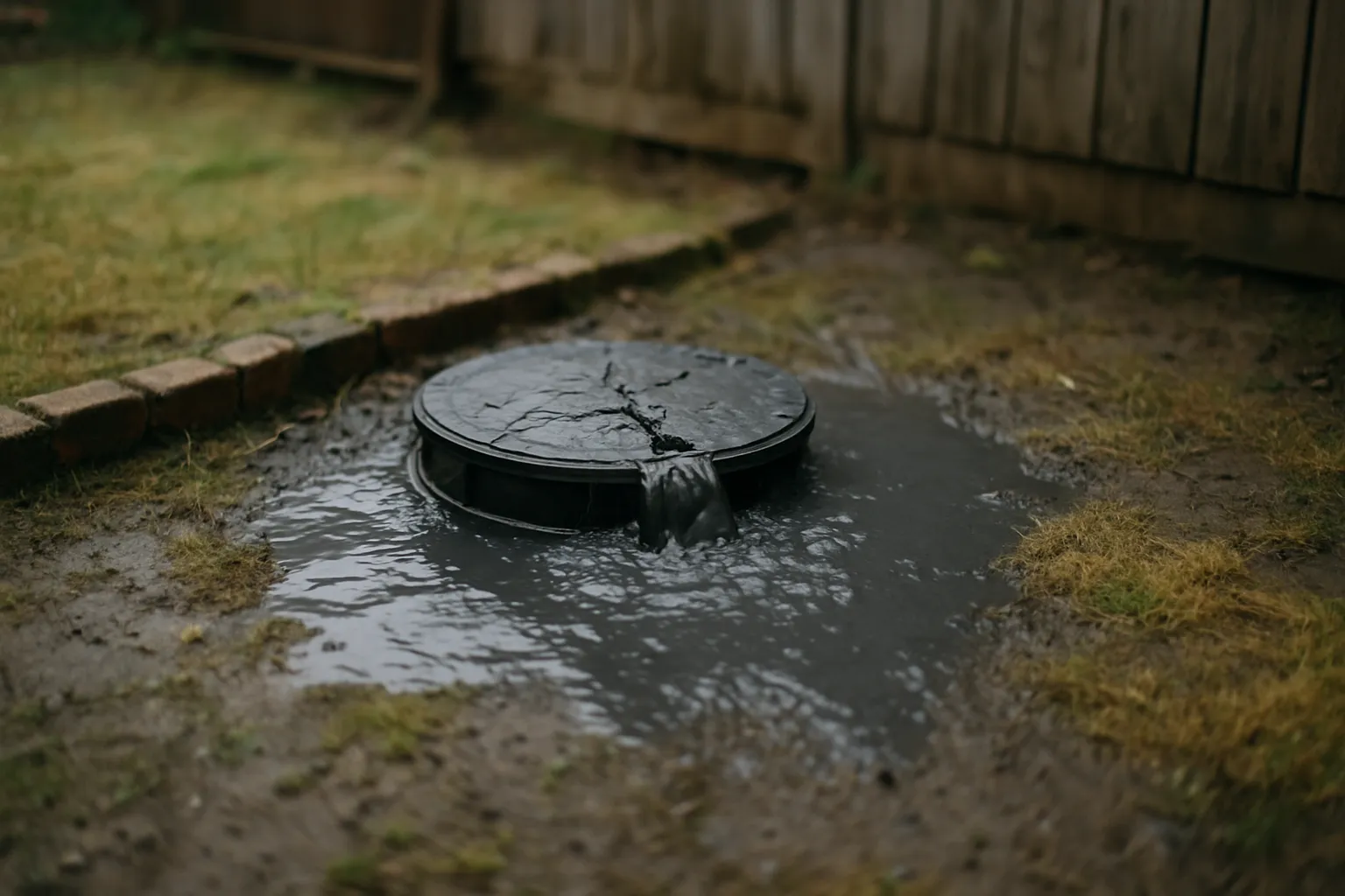 Sewage Backing Up Into Your Garden: What to Do in the First 30 Minutes