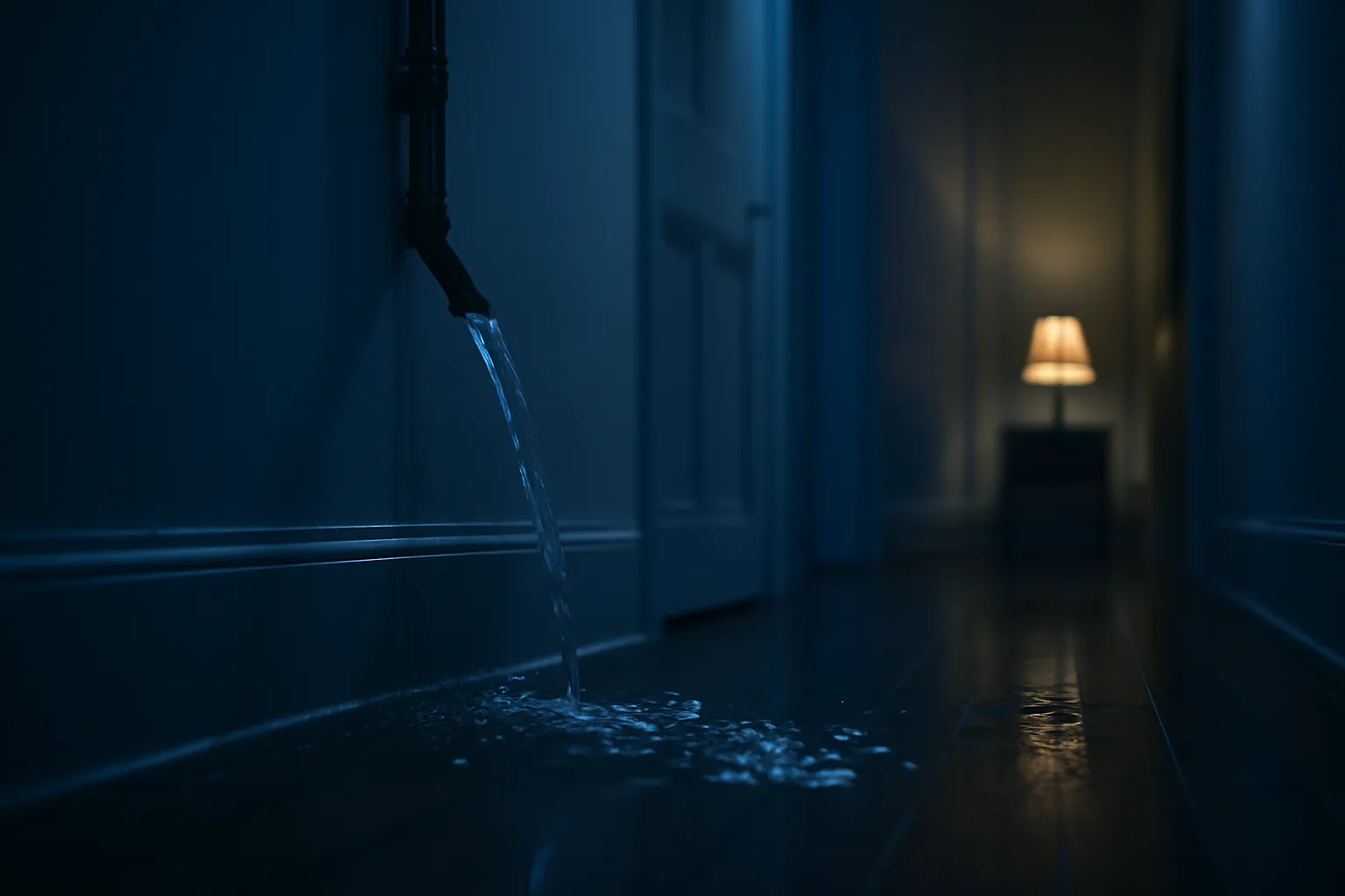 What to Do When a Pipe Bursts at Night