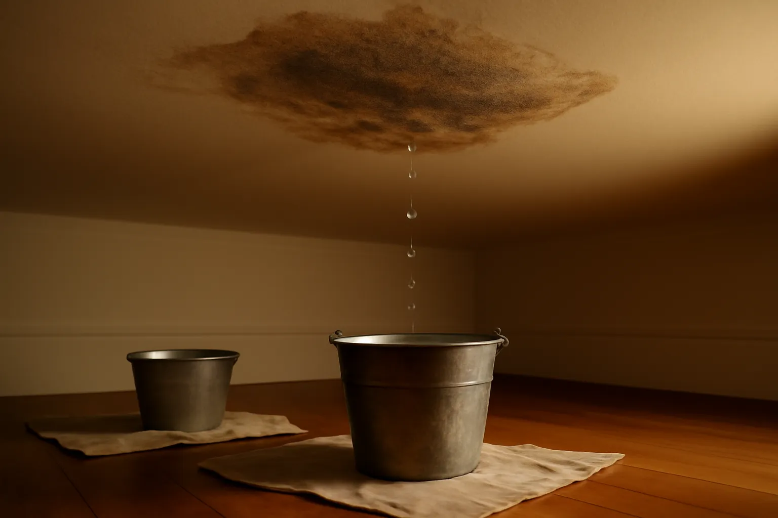 What to Do When Water Comes Through the Ceiling